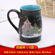 Load image into Gallery viewer, Originality Cartoon Snowman Santa Claus Ceramics Glass Coffee Cup Christmas Cup Office Coffee Mug Caneca Christmas Gifts Cup