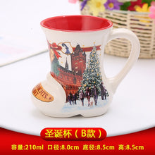 Load image into Gallery viewer, Originality Cartoon Snowman Santa Claus Ceramics Glass Coffee Cup Christmas Cup Office Coffee Mug Caneca Christmas Gifts Cup