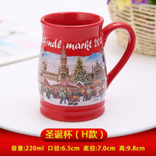 Load image into Gallery viewer, Originality Cartoon Snowman Santa Claus Ceramics Glass Coffee Cup Christmas Cup Office Coffee Mug Caneca Christmas Gifts Cup