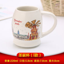 Load image into Gallery viewer, Originality Cartoon Snowman Santa Claus Ceramics Glass Coffee Cup Christmas Cup Office Coffee Mug Caneca Christmas Gifts Cup