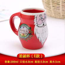Load image into Gallery viewer, Originality Cartoon Snowman Santa Claus Ceramics Glass Coffee Cup Christmas Cup Office Coffee Mug Caneca Christmas Gifts Cup