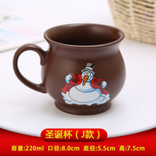 Load image into Gallery viewer, Originality Cartoon Snowman Santa Claus Ceramics Glass Coffee Cup Christmas Cup Office Coffee Mug Caneca Christmas Gifts Cup